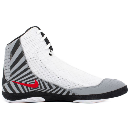 Wrestling Shoes Nike Inflict 4 WHITE/UNIVERSITY RED-WOLF GREY